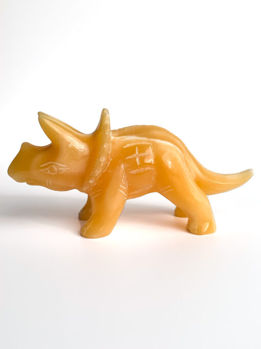 Orange Calcite dinosaur