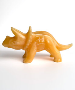 Orange Calcite dinosaur