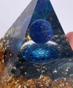 Lapis Lazuli resin pyramid