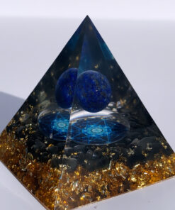 Lapis Lazuli resin pyramid