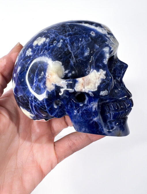 Sodalite skull