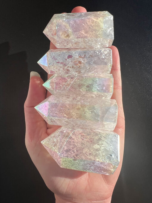 Crackle Quartz Aura point