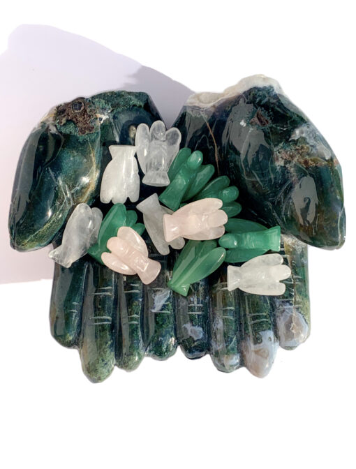 Moss Agate double hand