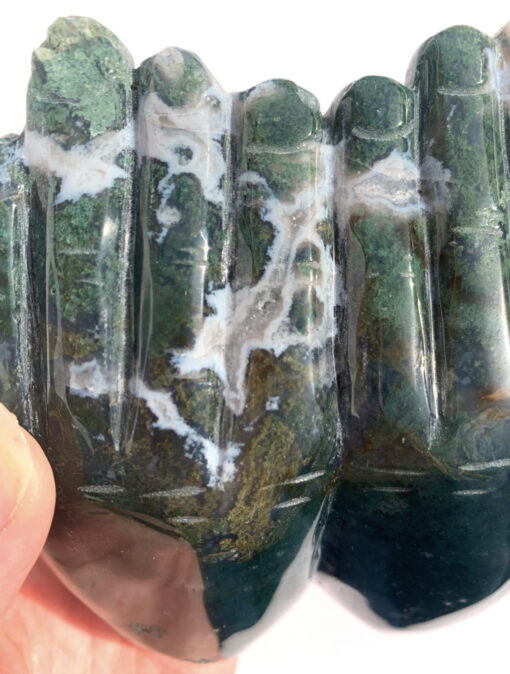 Moss Agate double hand