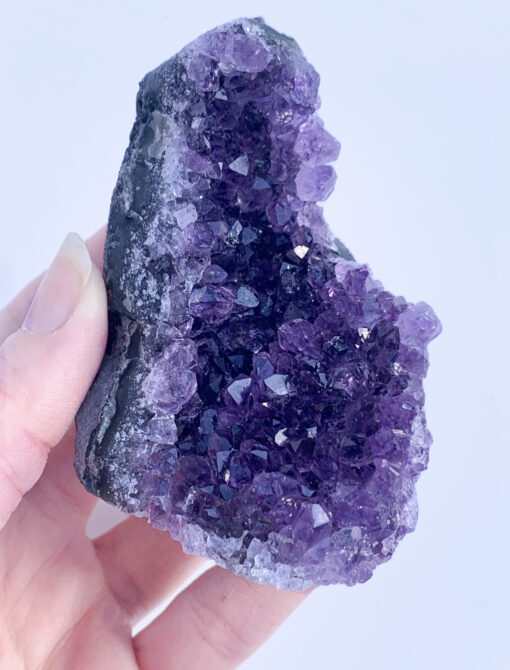 Amethyst cluster cut base