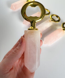 Rose Quartz bottle opener