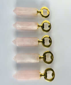 Rose Quartz bottle opener