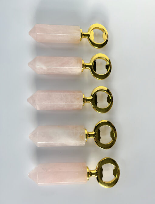 Rose Quartz bottle opener