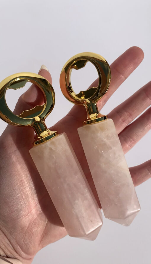 Rose Quartz Bottle Opener