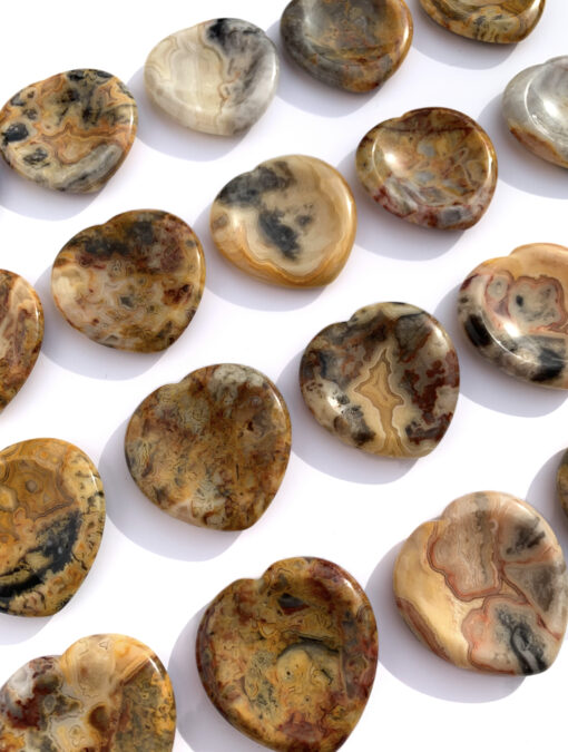 Crazy Lace Agate worry stone