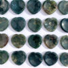 Green Moss Agate worry stone