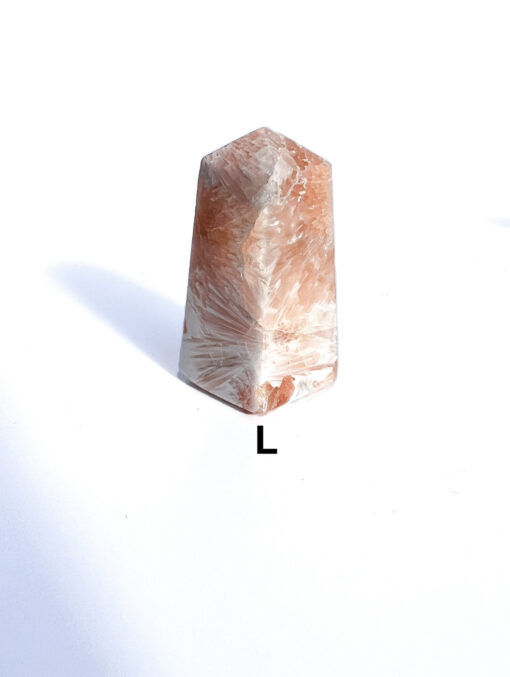 Pink Scolecite point