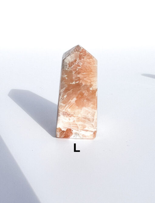 Pink Scolecite point