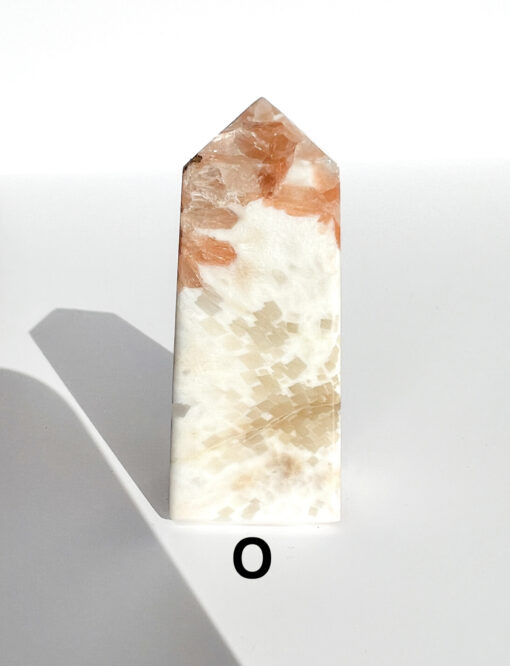 Pink Scolecite point