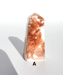 Pink Scolecite point