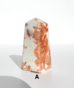 Pink Scolecite point