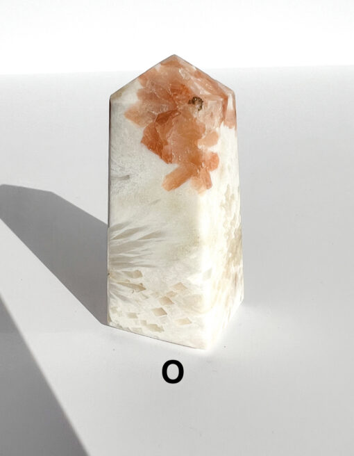 Pink Scolecite point