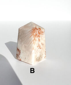 Pink Scolecite point