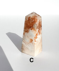 Pink Scolecite point