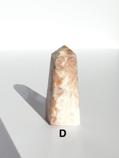 Pink Scolecite point