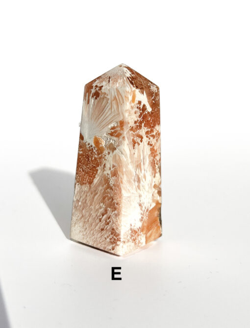 Pink Scolecite point