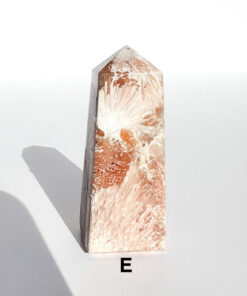 Pink Scolecite point