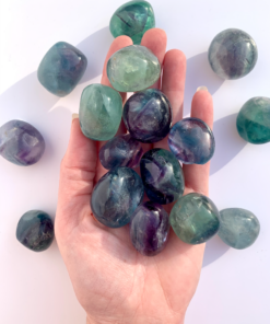 fluorite pocket stone