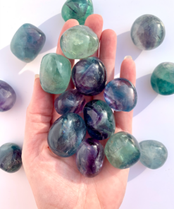 fluorite pocket stone