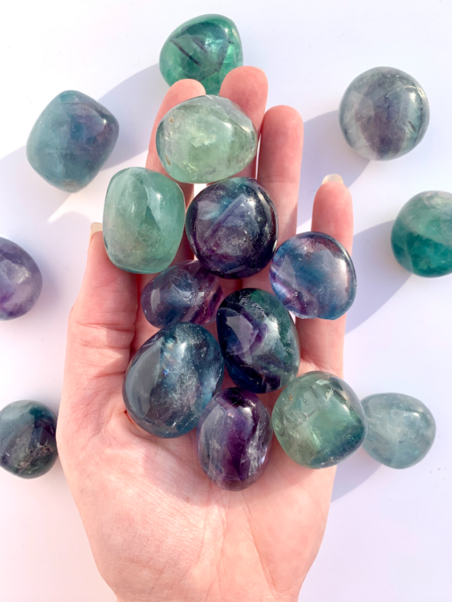 fluorite pocket stone