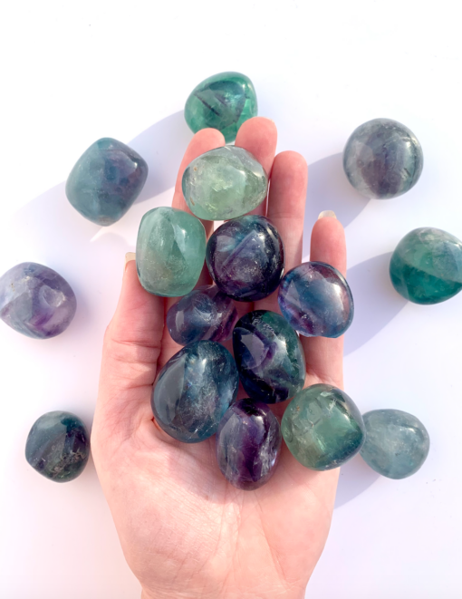 fluorite pocket stone