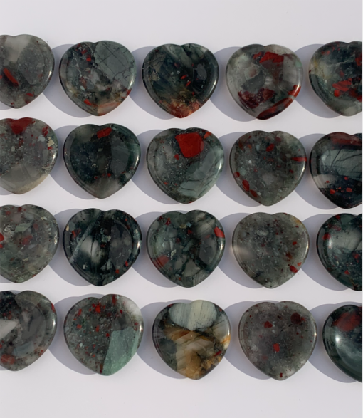 Blood stone worry stone