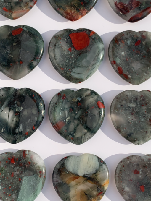 Blood stone worry stone