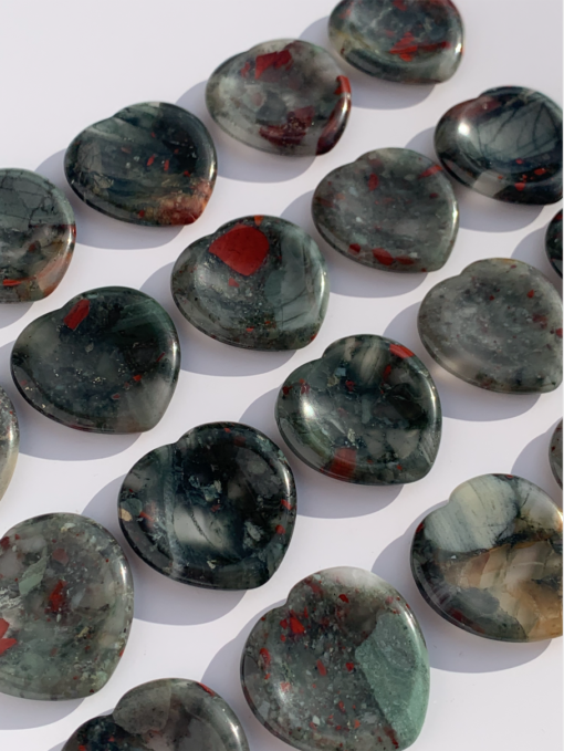 Blood stone worry stone