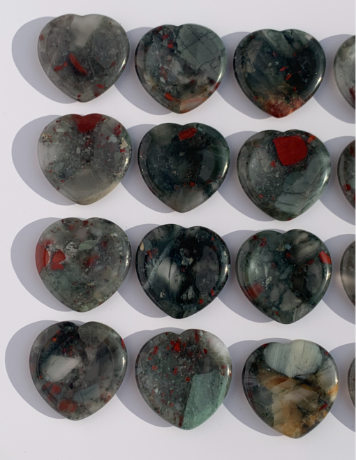 Blood stone worry stone