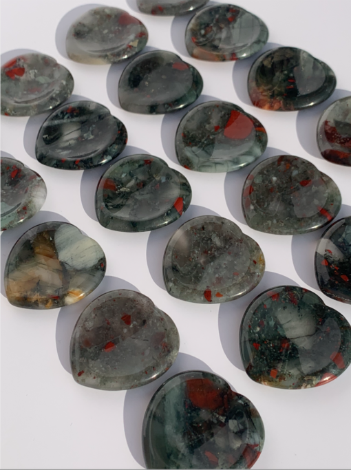 Blood stone worry stone