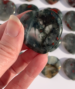 Blood stone worry stone