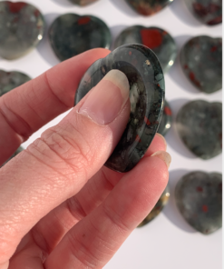 Blood stone worry stone