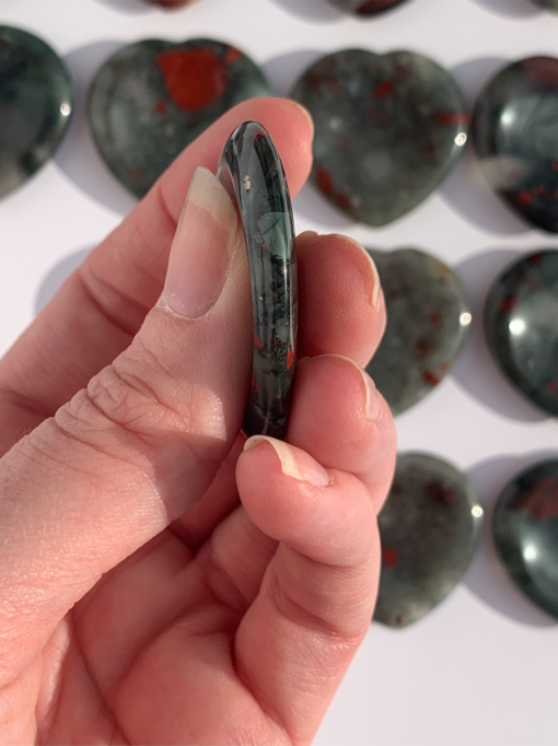 Blood stone worry stone