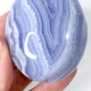 Blue Lace Agate palm stone