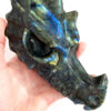 Labradorite dragon head