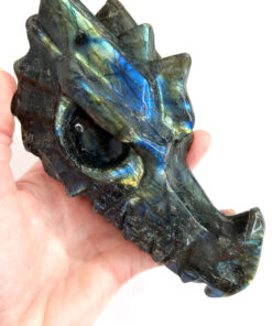 Labradorite dragon head