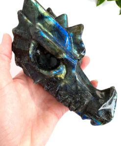 Labradorite dragon head