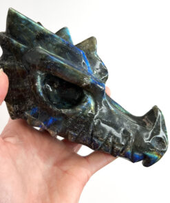 Labradorite dragon head