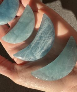 High Grade Aquamarine moon