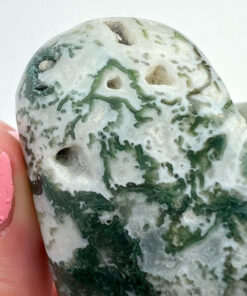 Moss Agate heart