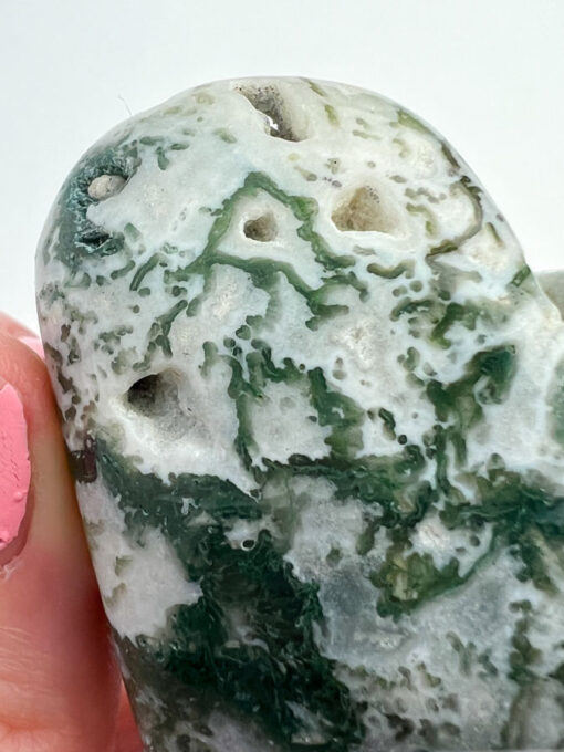 Moss Agate heart