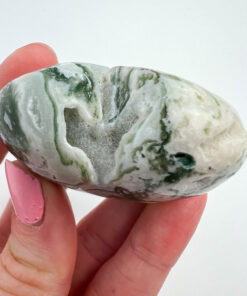 Moss Agate heart