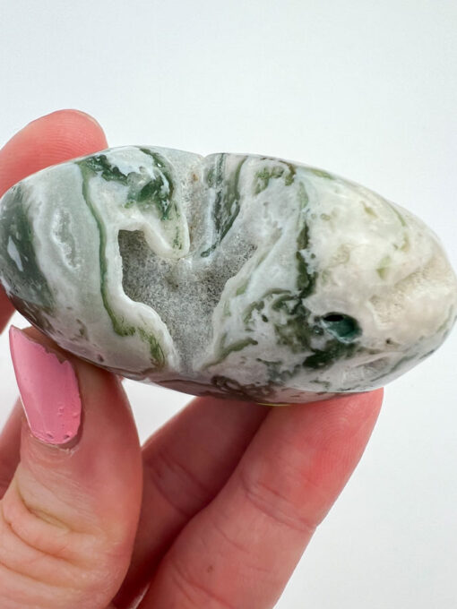 Moss Agate heart