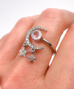 rose quartz ring