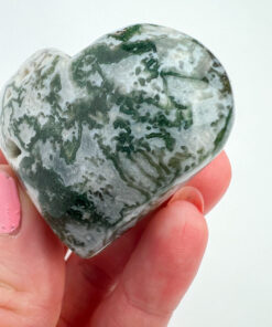 Moss Agate heart